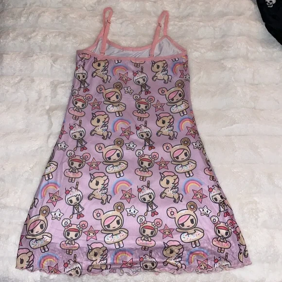 Cute TokiDoki mesh slip dress 🩷🍦 - Picture 3 of 4